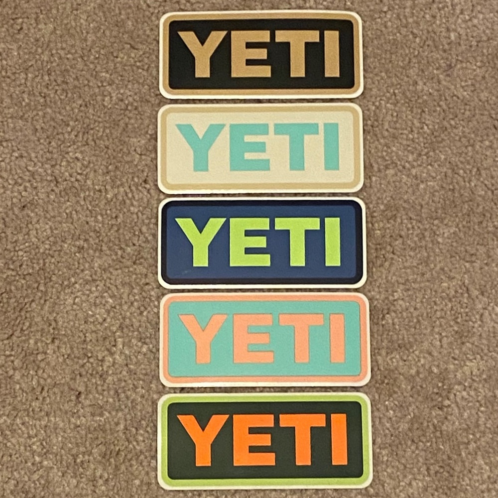 YETI Sticker Pack (5)